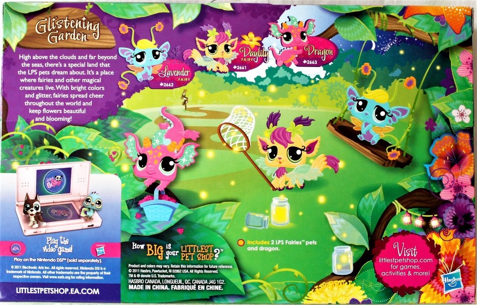 LPS LITTLEST PET Shop Pink Sparkle Glitter Dragon #2663 EUR 22,96 - FR