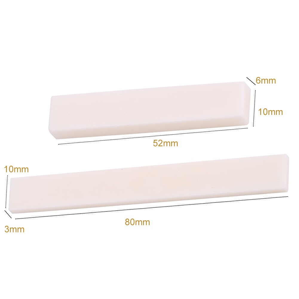 Bone Guitar Upper Nut Bottom Saddle Repair Replacement Accessory For Folk