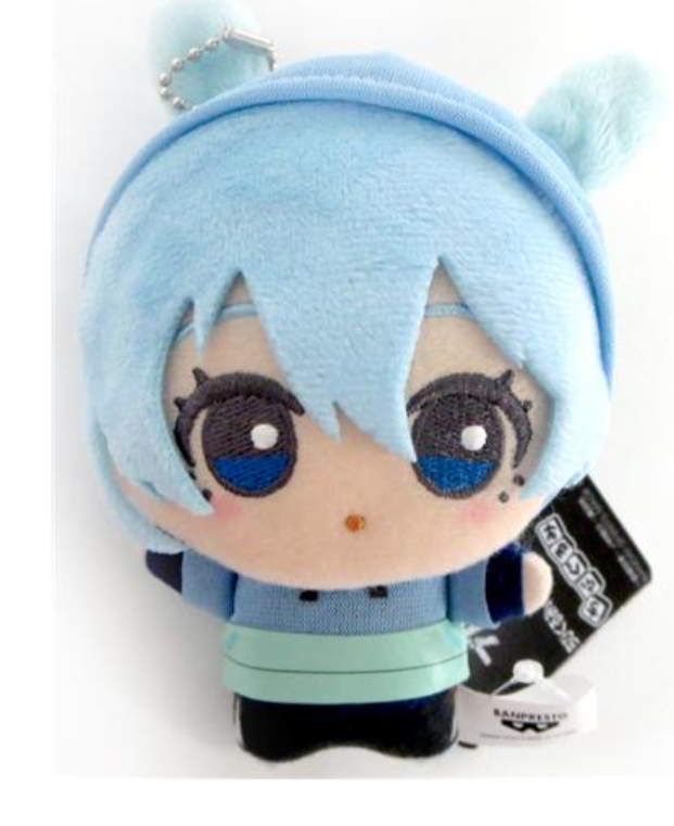 Blue Lock Yo Hiori Chibigurumi Mini Plush Doll Mascot casual bunny