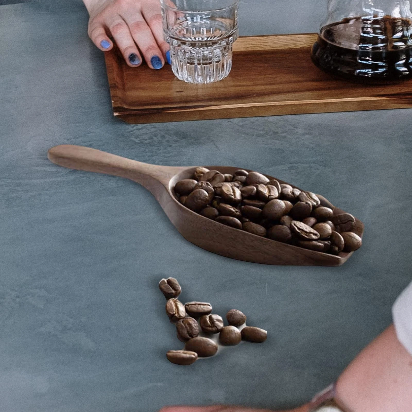 Wooden Coffee Spoon Scoop Gadget Tablespoon for Cooking Coffee Bar Loose