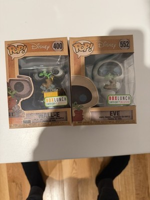 Funko Pop! Disney Wall-E & Eve Box Lunch Earth Day Exclusive #400 #552