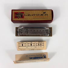 HOHNER PANARMONIC LANCER KEY OF "C" HARMONICA IN BOX MADE IN IRELAND VINTAGE
