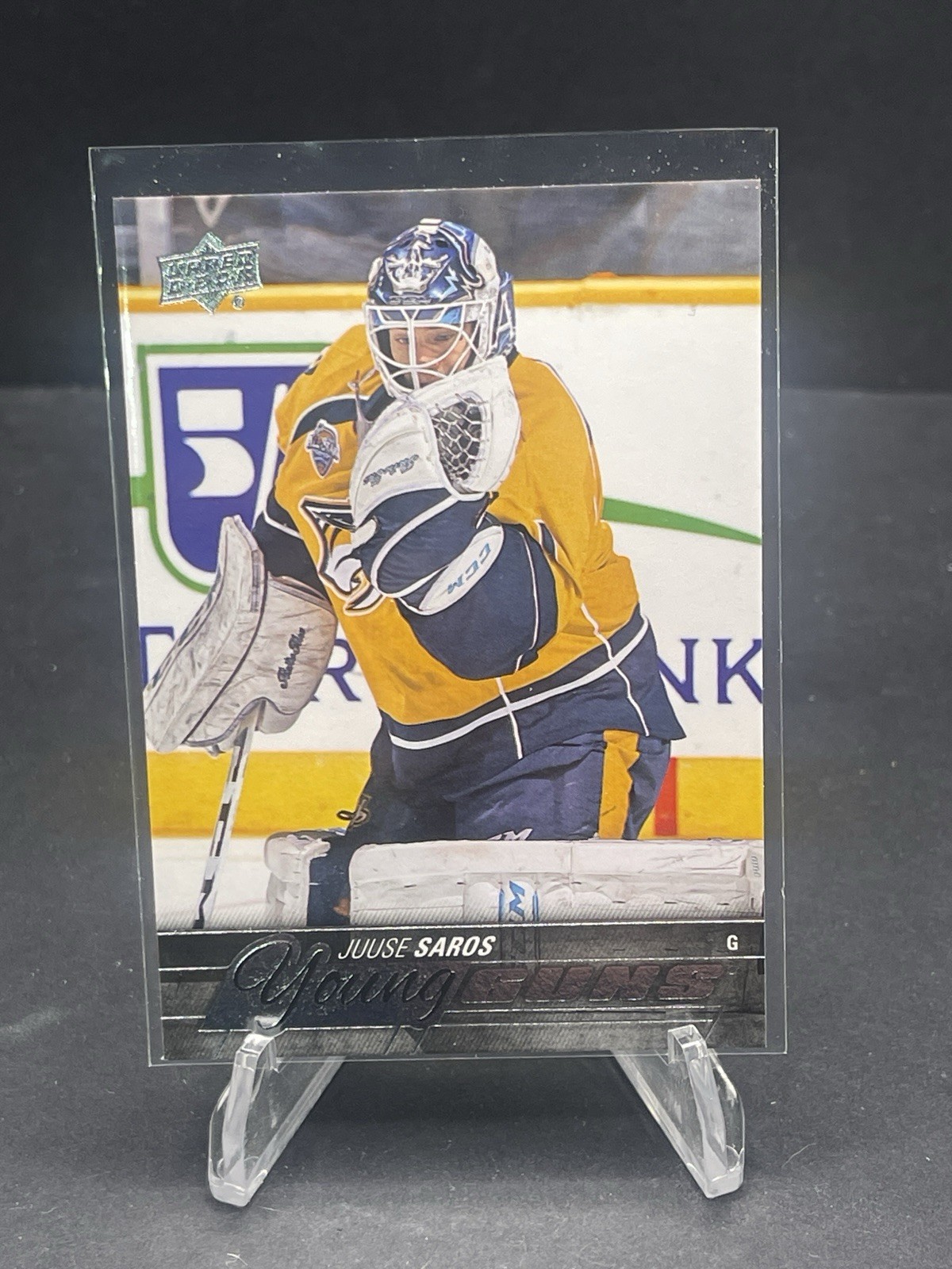 2015-16 JUUSE SAROS UPPER DECK YOUNG GUNS ROOKIE CARD #464 RC SP HOT!