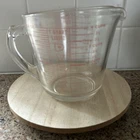 VINTAGE PYREX 4 CUP (32oz)MEASURING CUP #532 D HANDLE 1 Quart 1 L