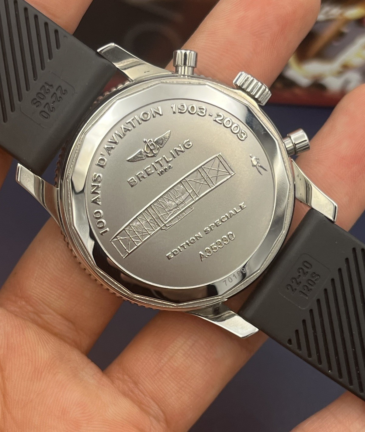 Breitling Montbrillant Automatic Chronograph A353… - image 8