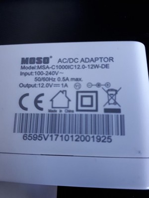 Netzteil weiß, AC/DC MOSO MSA-C100IC 12.0