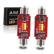 Dual Color 578 212-2 LED Festoon Bulbs, White/Red Switchback 41MM 211-2 214-2