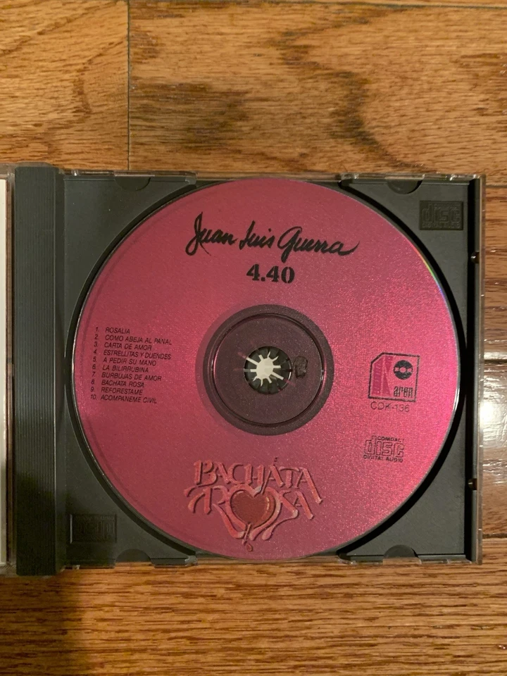 JUAN LUIS GUERRA 4.40, BACHATA ROSA. Music CD. Foto 3 de 4