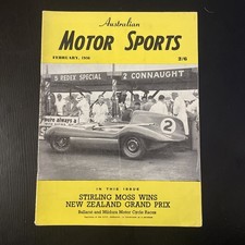 ORIGINAL VINTAGE Auto Car Magazine - Motor Sports Racing Aust 1956 Grand Prix