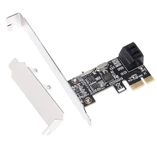 PCI Express PCIe to SATA3.0 2-Port SATA III Expansion Controller Adapter Card 6G