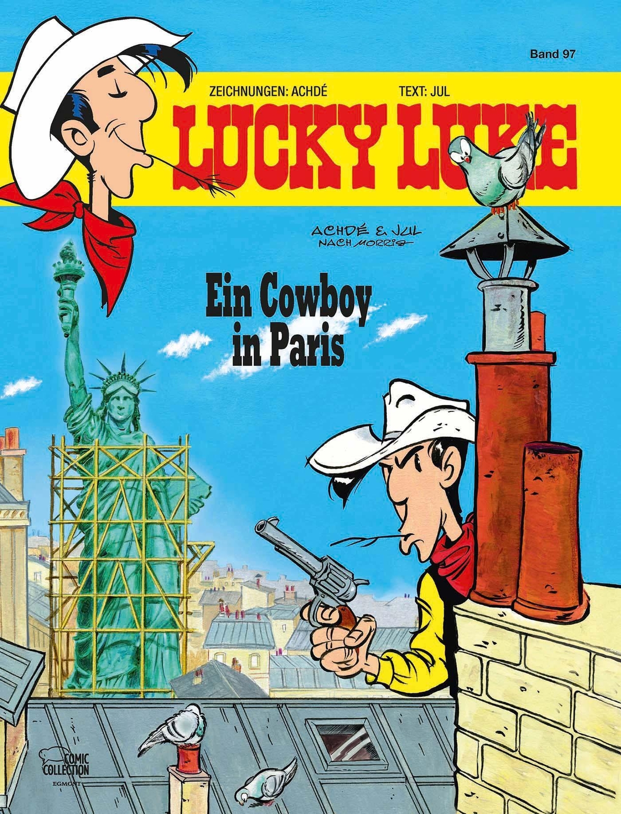 Thumbnail - Lucky Luke 97 | Ein Cowboy In Paris | Achdé (u. A.) | Buch | Lucky