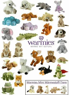 Warmies Wärmtiere Kuscheltier Körnerkissen Wärmflasche Mikrowelle & Ofen