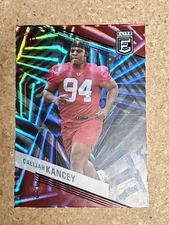 Calijah Kancey 2023 Elite Razzle Dazzle SSP Rookie Parallel Buccaneers RC #113