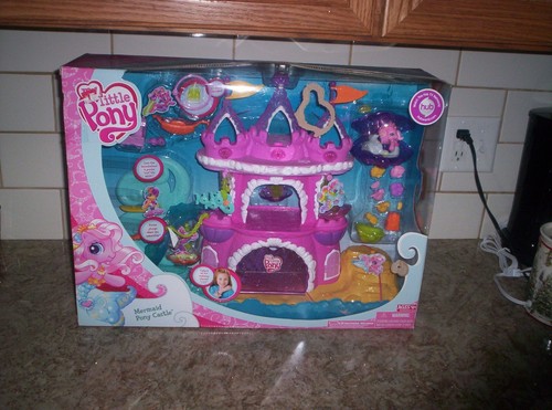 My Little Pony Mermaid Pony Castle Playset 2009 New in Sealed Box - Picture 3 of 13