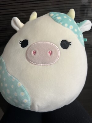 Squishmallows Elama Cow Easter 10 Inch
