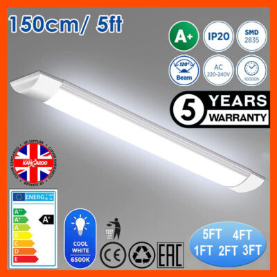 LED Streifen Lichter Latten Röhre Licht Büro Geschäft Deckenlampe 2 Fuß 4 Fuß 5 Fuß 6 Fuß 6 Fuß 600K