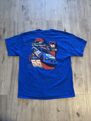 Vintage Y2k NASCAR Michael Waltrip Double Sided T Shirt Size Men s XL