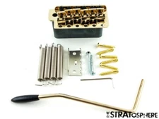 *NEW Wilkinson Vintage TREMOLO for Fender Stratocaster Steel + Gold WVC-SB-GD