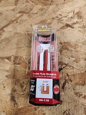 New Freud 04-118, 5/16" By 1" Cut, Double Flute Straight Bit, 1/4" Shank