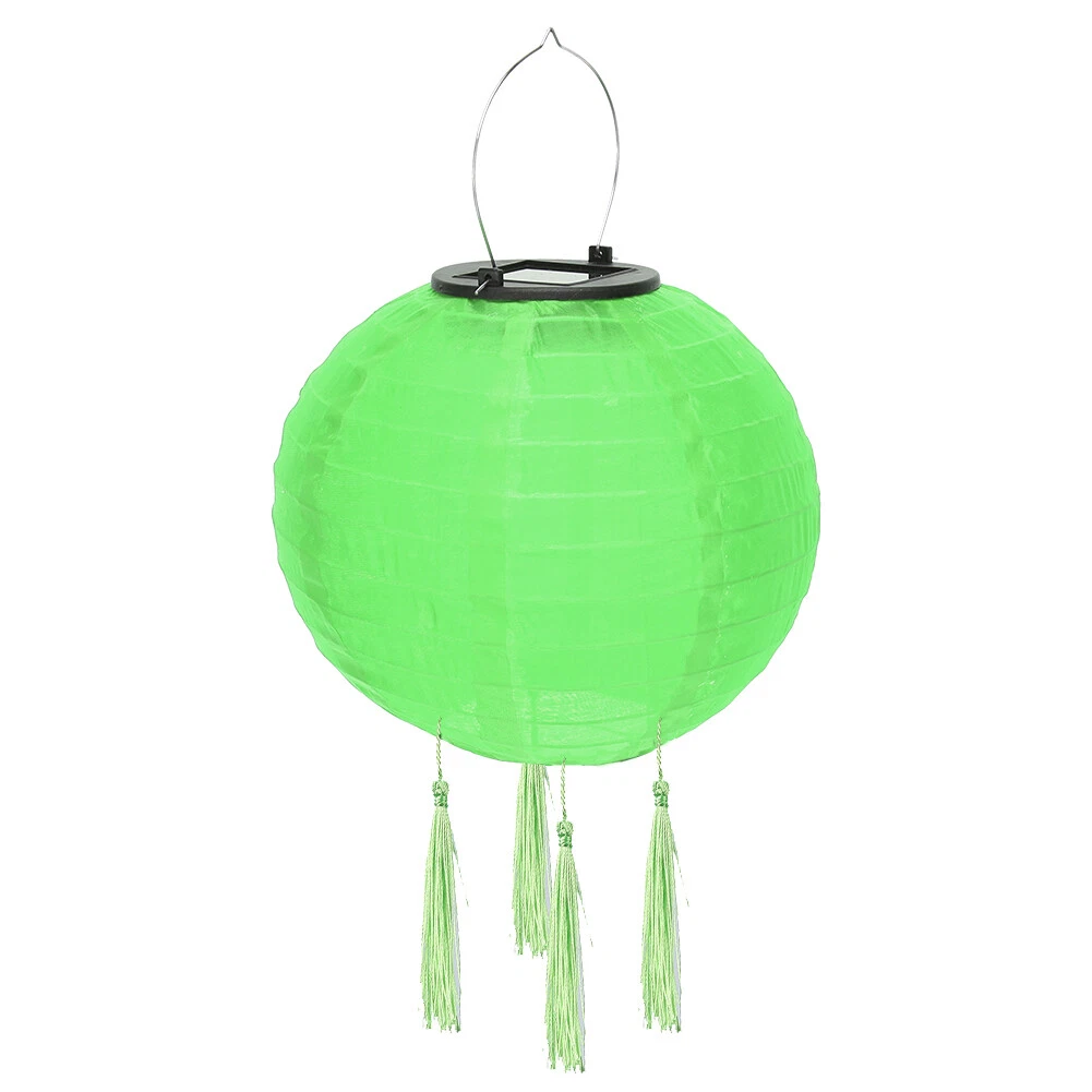 Green solar sale lantern
