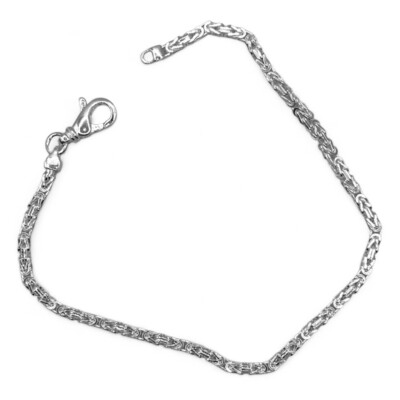 Königsarmband 925 Silberkette Breite 2,5mm Länge 19cm 21,5cm Echtsilber Armband