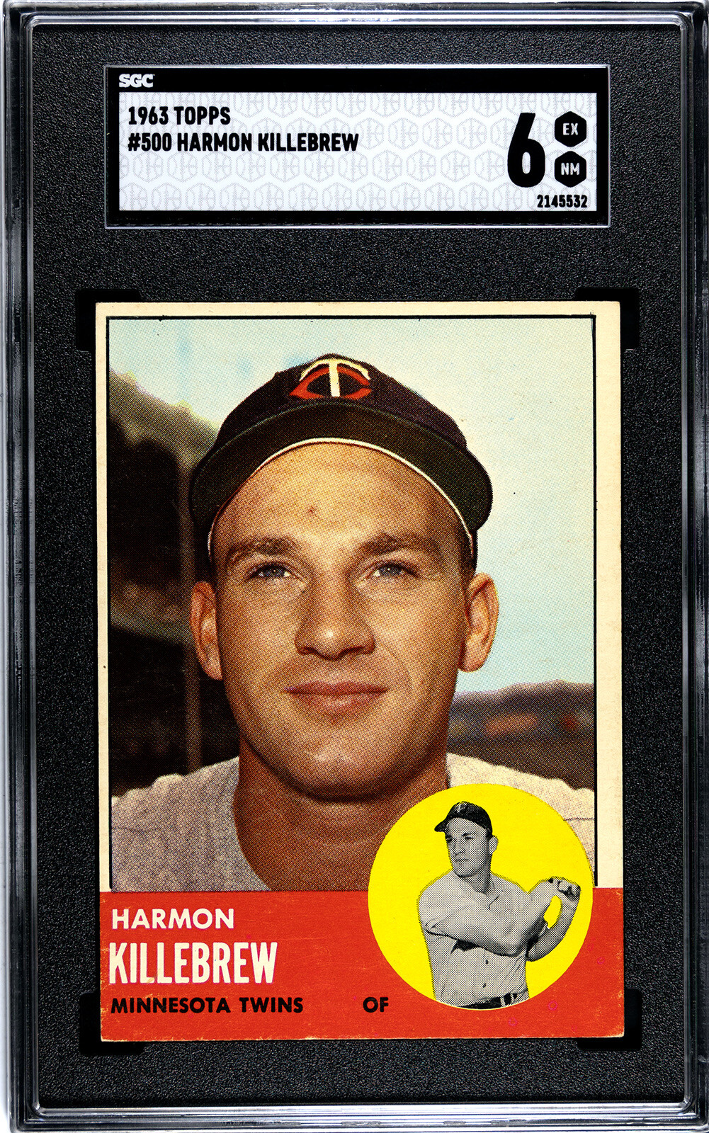 1963 TOPPS #500 HARMON KILLEBREW SGC 6 2145532