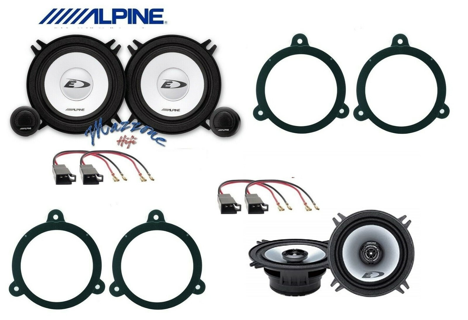 Offerta Kit Casse Alpine Renault Megane III | 6 Altoparlanti + Cablaggi