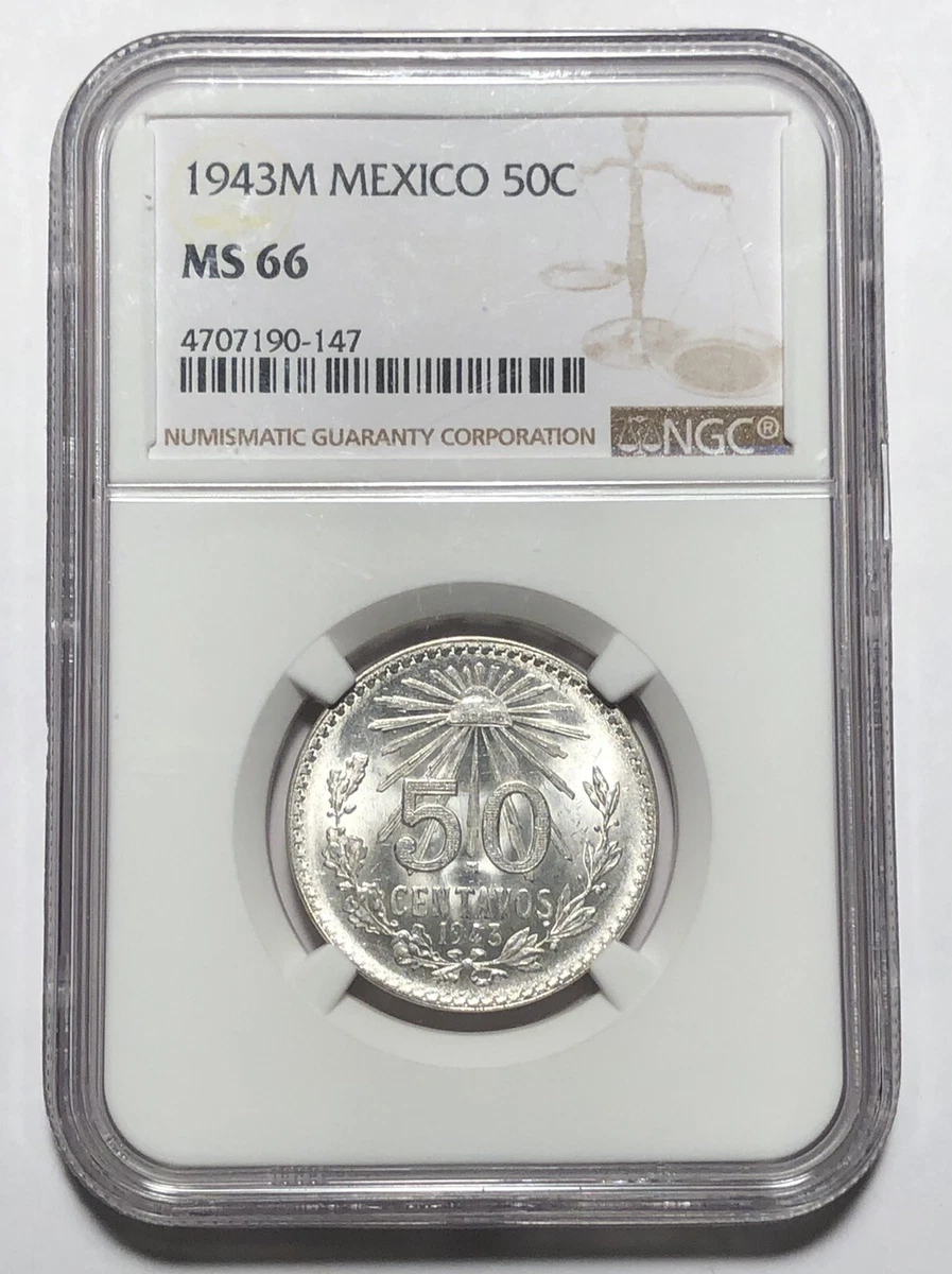 50 Centavos Silver 1943 Year Mexican Coins (1905-Now) for sale | eBay