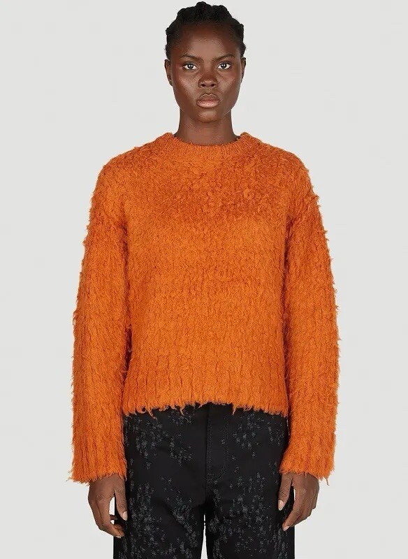Oversized Sweater Acne Studios Orange Sweater Acne Pop Striped - Main Image
