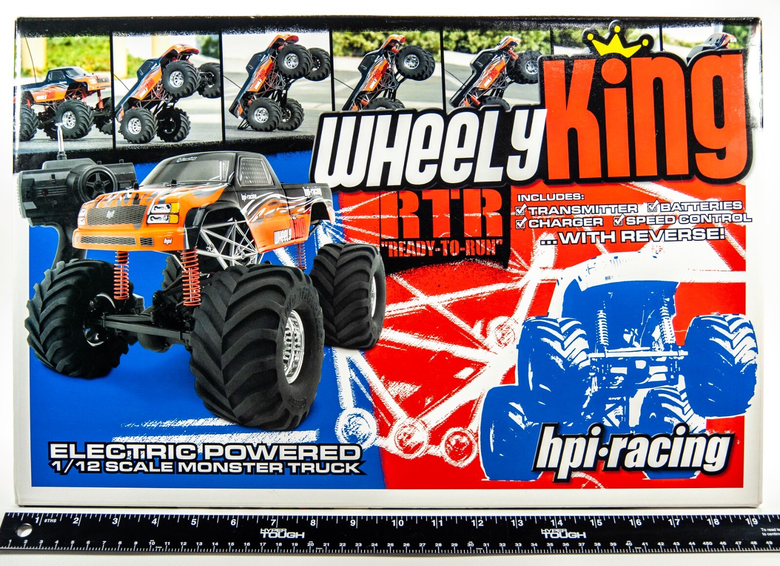 *NEW* HPI Racing Wheely King 1/12 2WD RC Monster Truck RTR 10820 WHEELIES!! eBay