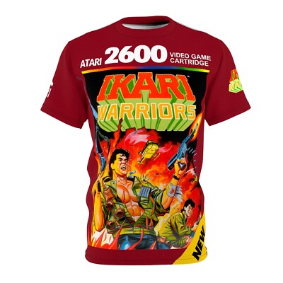 Ikari Warriors Atari 2600 Retro Vintage Cover Video Game T-Shirt