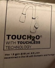 Delta Faucet Leland Touch Bar Faucet Chrome 9678TL-DST