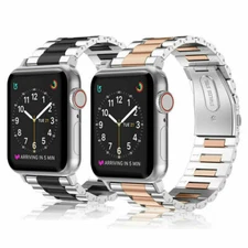 Watch Band Stainless Steel Strap For Apple Watch iWatch 11 10 9 8 7 6 5 4 SE 3 2