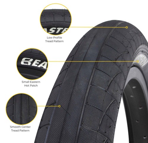 Eastern Bikes Atom 20" x 2.3" BMX Tire & Tube Repair Kit - 2 Pack - Picture 2 of 8