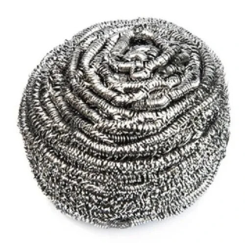 5 Stück Metall Scheuerpad Scheuerschwamm Edelstahl Schrubber