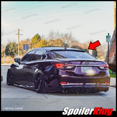 SpoilerKing Rear Roof Spoiler Window Wing (Fits: Mazda 6 2014-2021) 284R