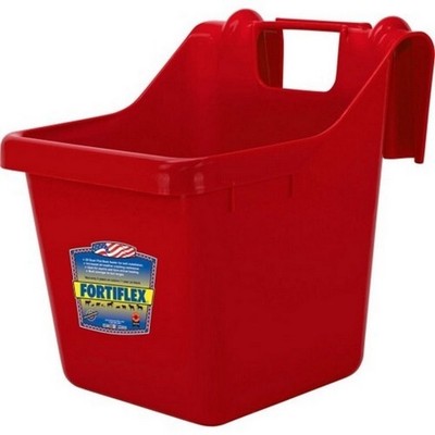 Fortiflex Hook Over Feeder 16 QT;Red  by Fortiflex