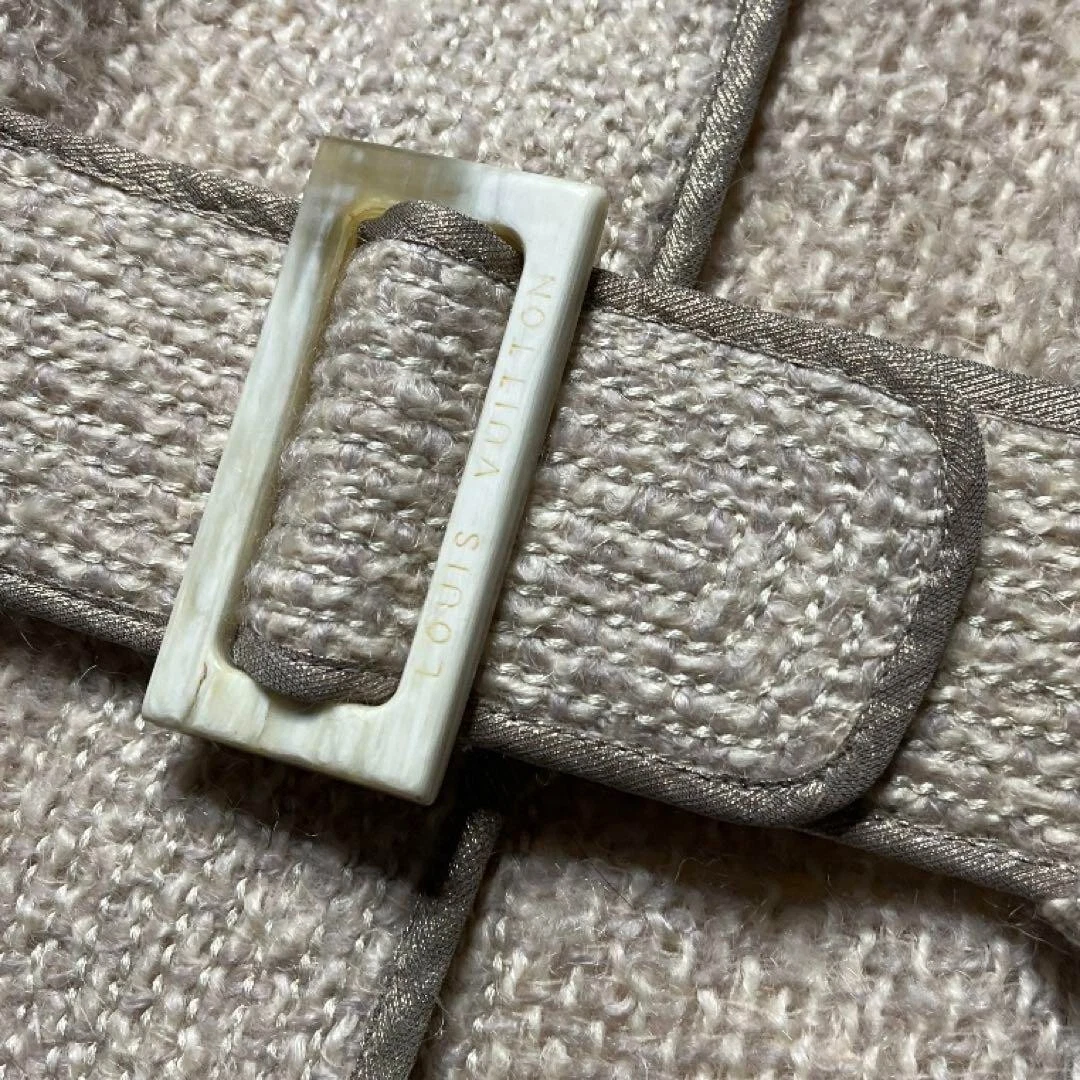 LOUIS VUITTON（LV） LOUIS VUITTON cappotto mohair giacca capospalla taglia M seta con silenziatore beige