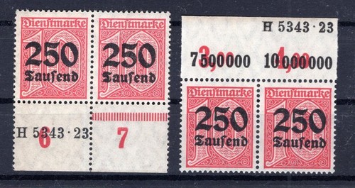 Dr-Dienst 93HAN With Han Above And Below MNH Unstamped (AA9560