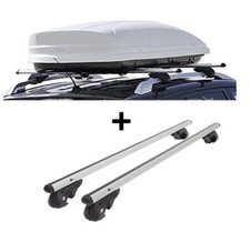 Skibox VDPMAA460L weiß+Alu Relingträger VDP004L für für VW Golf SW ab 94