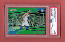 BEN SIMMONS 2018-19 PANINI PRIZM GET HYPED GREEN PRIZM SP FRESH PSA 9 MINT 76ers