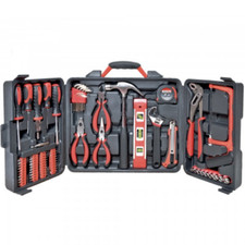 Set 76 pezzi Utensili da lavoro kit valigetta cassetta completa porta Attrezzi 