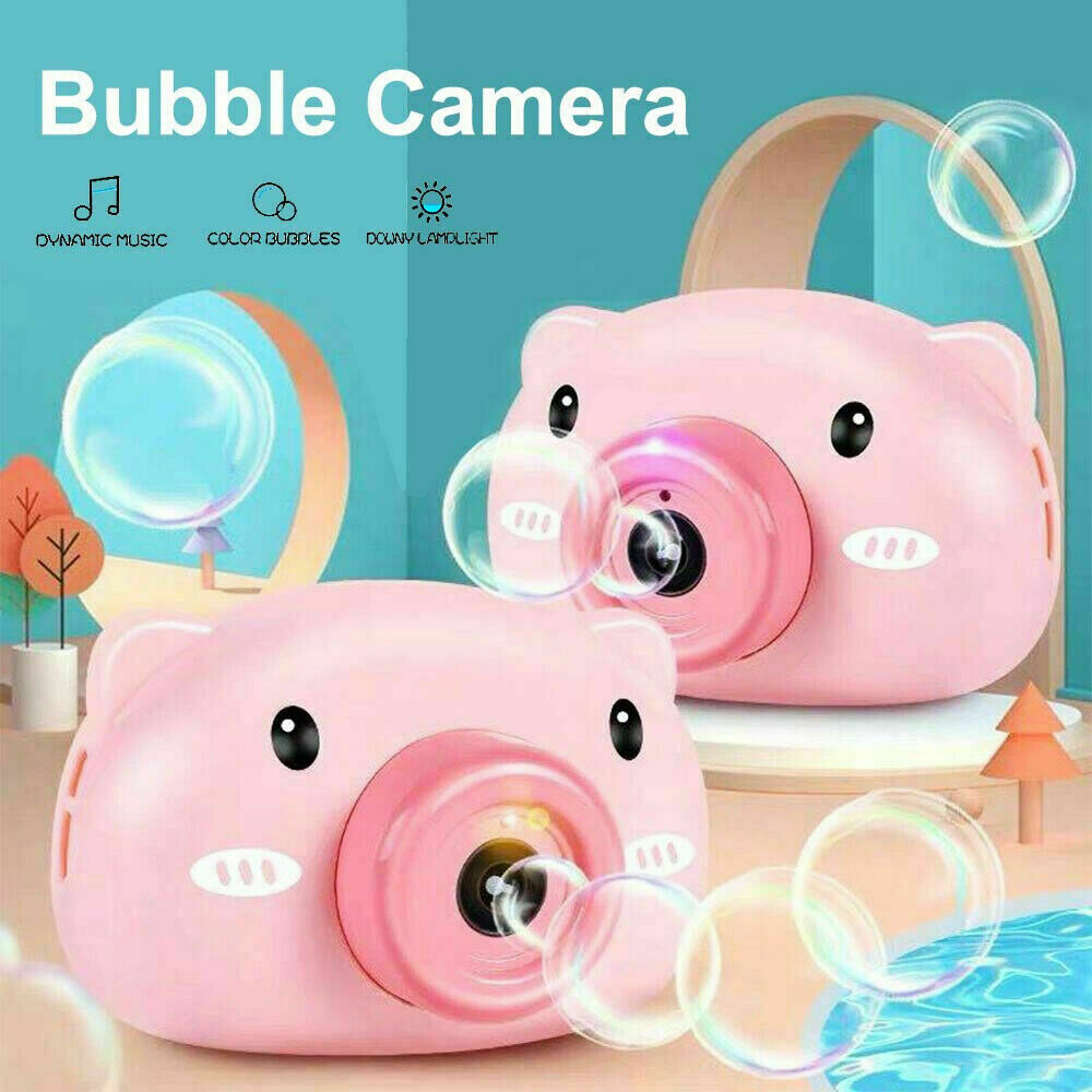 Macchina Fotografica Giocattolo Bolle Di Sapone Gioco Estate Bambini