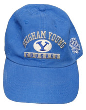 NWT Men's Brigham Young Cougars University Blue Adjustable Hat