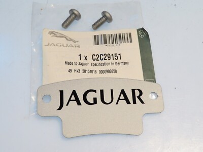 Jaguar S-Type XK XJ8 & XJR Rear Brake Caliper Silver Grey Logo