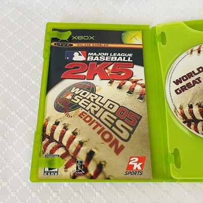 Xbox - xbox★MAJOR LEAGUE BASEBALL 2K5 WORLD Major League Baseball 2K5 Xbox Great Condition Complete