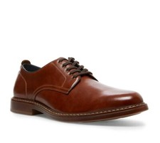George Men's Brown Memory Foam Lace-up Casual Oxford Shoes: 7-12