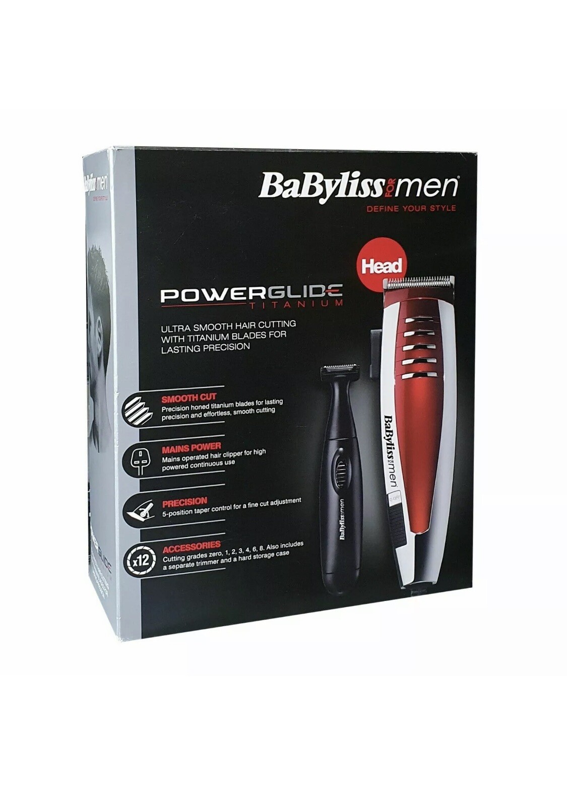 babyliss powerglide titanium hair clipper