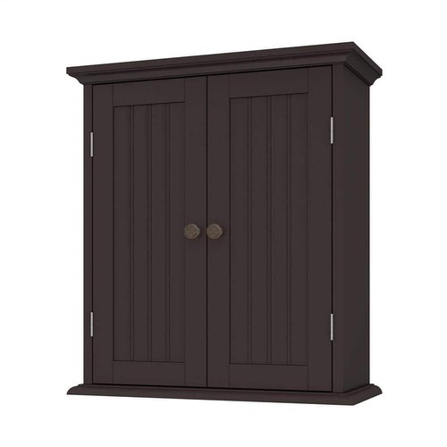 Dracelo Bathroom Storage Wall Cabinet 24 " H X 21.1 " W, MDF + Particle Board