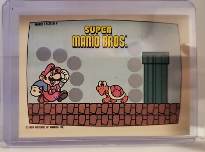 1989 Topps Nintendo Super Mario Bros Card Scratch Off Screen 9